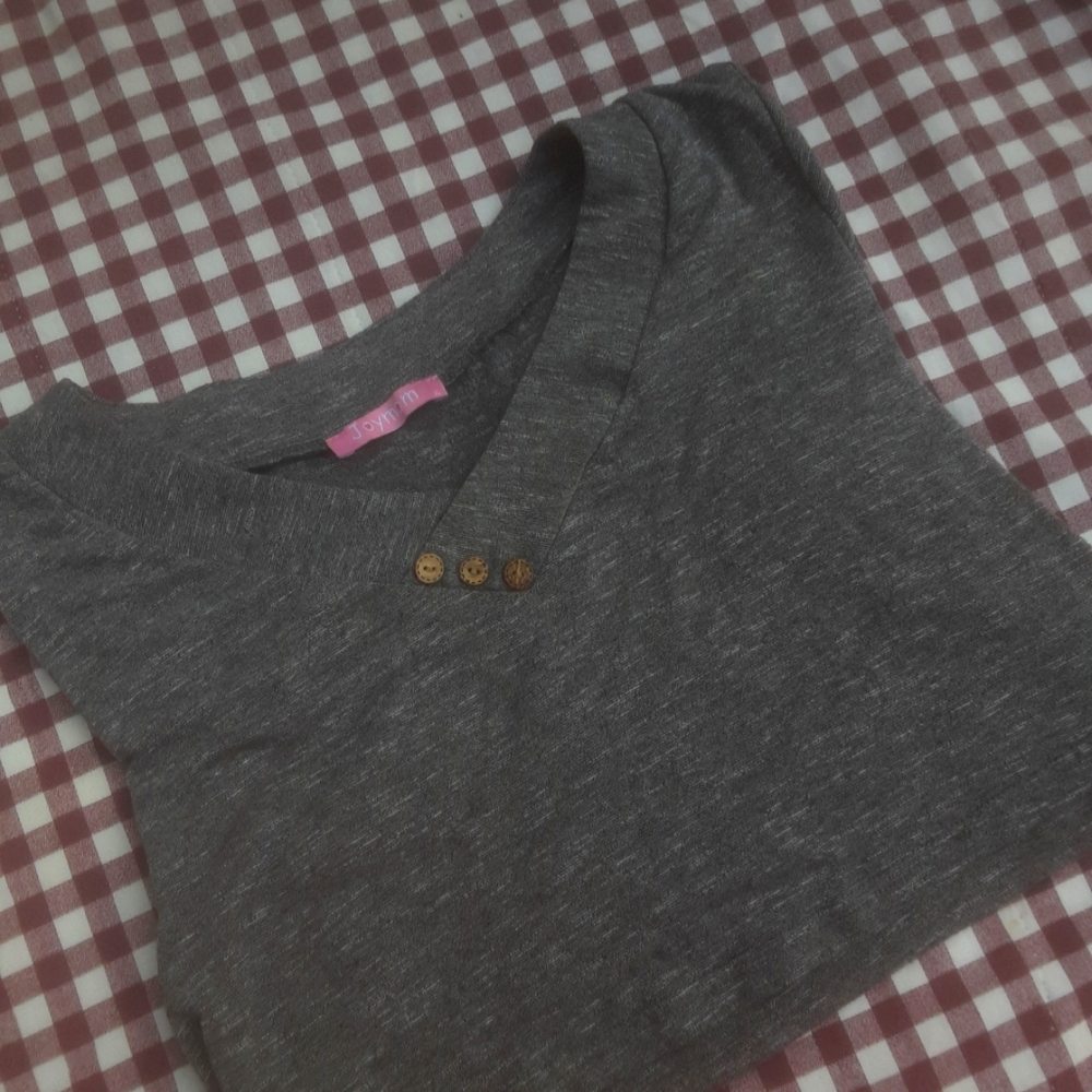 🍀3/15 Matarnity Gray Joymom Nursing Tee-shirt size XL